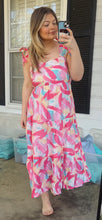 Load image into Gallery viewer, Hannah Watercolor Dress
