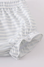 Load image into Gallery viewer, Blue cross embroidery bloomer set
