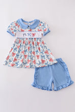 Load image into Gallery viewer, Bow trellis print embroidery set
