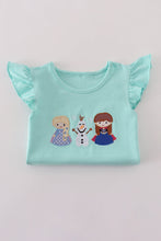 Load image into Gallery viewer, Blue character applique shorts set
