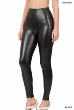 Load image into Gallery viewer, Lucy Fuax Leather Leggings
