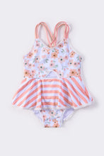 Load image into Gallery viewer, Petal whisper print girl one-piece swimsuit
