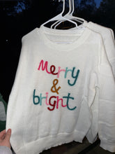 Load image into Gallery viewer, Merry &amp; Bright Sweater
