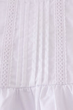 Load image into Gallery viewer, Premium white floral embroidery bloomer set
