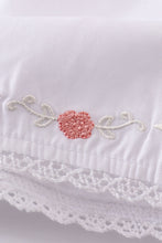 Load image into Gallery viewer, Premium white floral embroidery bloomer set
