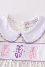 Load image into Gallery viewer, Purple ballet embroidery girl set
