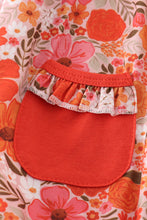 Load image into Gallery viewer, Fall floral print ruffle bubble
