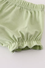 Load image into Gallery viewer, Greem lemon print girl bloomer set
