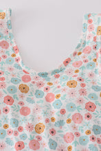 Load image into Gallery viewer, Minty floral bloom print mom swimsuit

