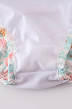 Load image into Gallery viewer, Minty floral bloom print mom swimsuit
