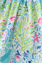 Load image into Gallery viewer, Ocean bloom print ruffle set
