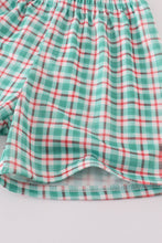 Load image into Gallery viewer, Blue apple french knot shorts set
